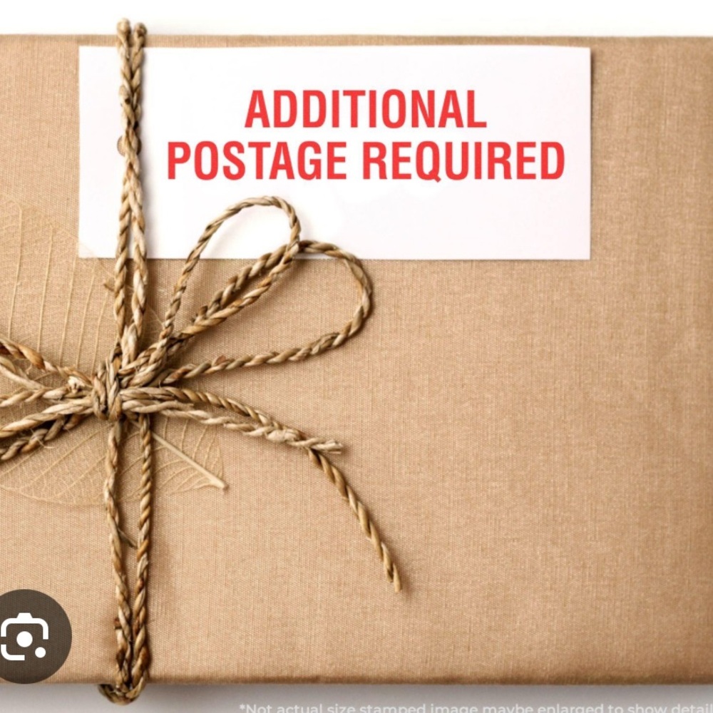 EXTRA POSTAGE LABEL-6-10#